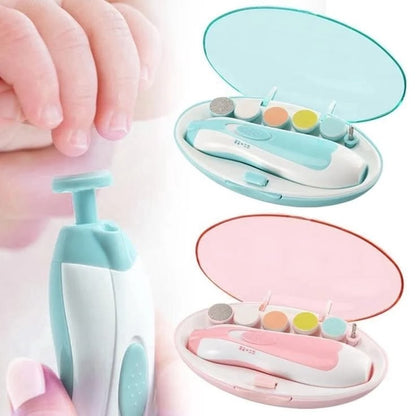 Baby Electric Nail Trimmer | Safe, Gentle & Quiet Battery-Operated Nail Clipper