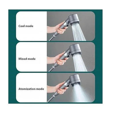 3 Modes Shower Head High Pressure Water Saving Handheld Shower