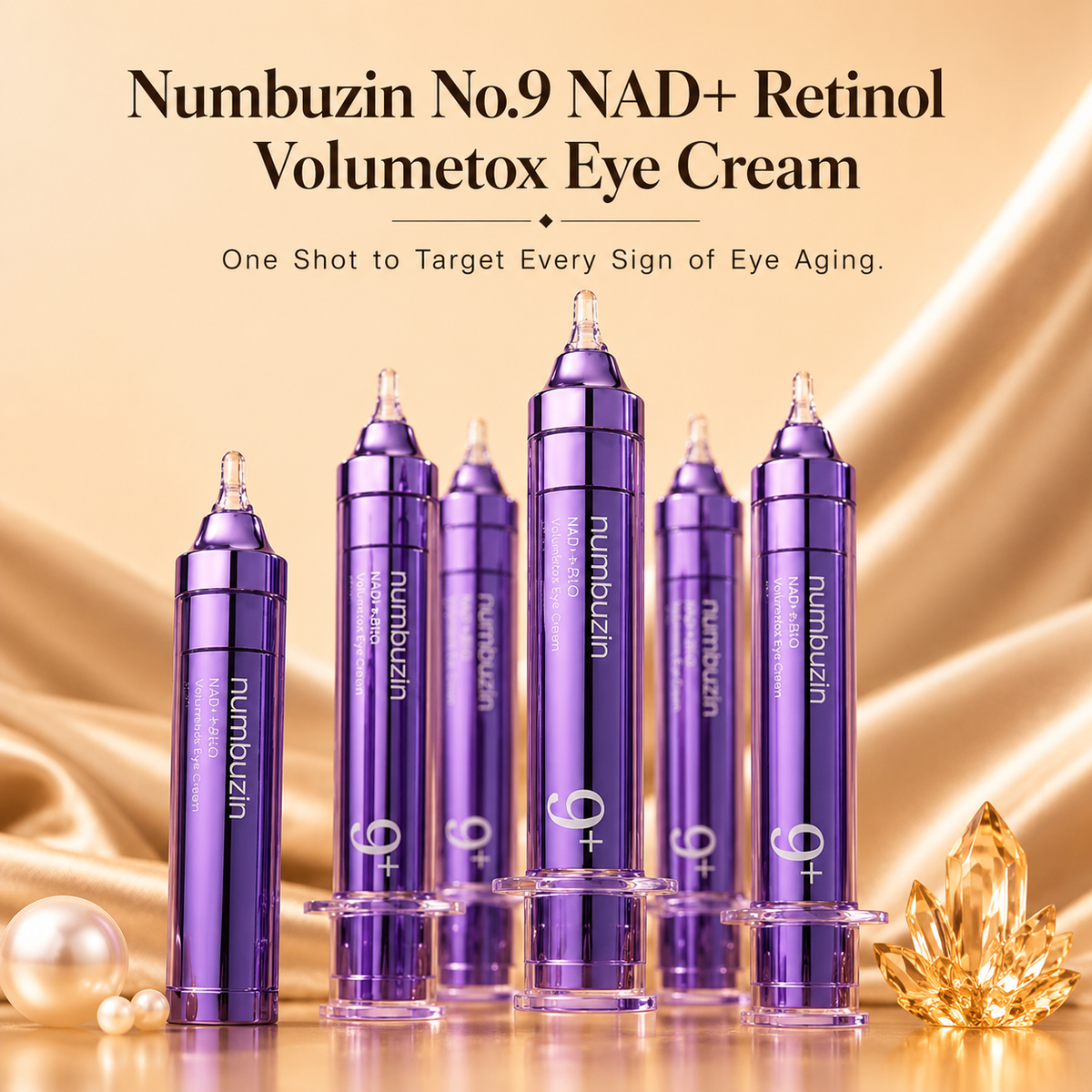 Numbuzin No.9 NAD+ Retinol Volumetox Eye Cream