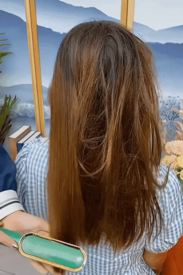 Hair Straightener Comb | Fast Heating Electric Hair Straightening Brush