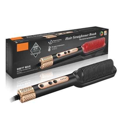 RAF Hair Straightener Brush – Fast Heating Hair Styling Comb
