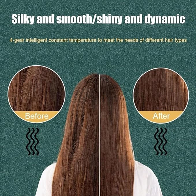 Hair Straightener Comb | Fast Heating Electric Hair Straightening Brush