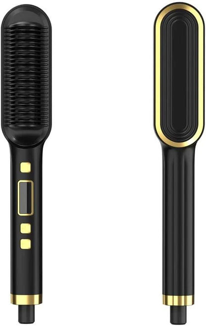 Hair Straightener Comb | Fast Heating Electric Hair Straightening Brush