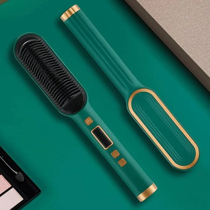 Hair Straightener Comb | Fast Heating Electric Hair Straightening Brush