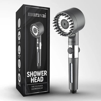 3 Modes Shower Head High Pressure Water Saving Handheld Shower