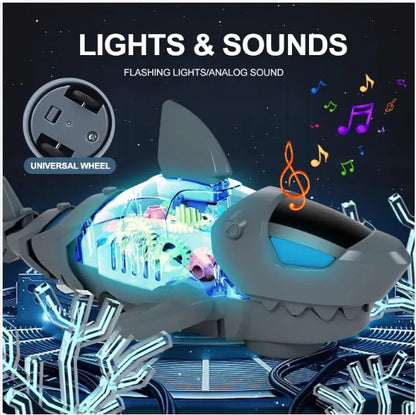Universal Shark Toy with Light | LED Musical Swimming Shark Toy for Kids UAE 🦈💡